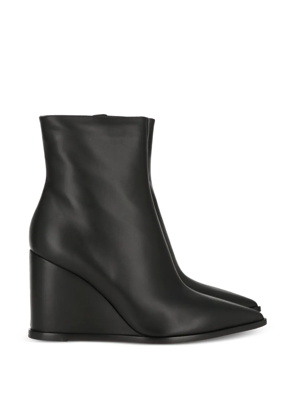 Gianvito Rossi wedge-heel boots - Nero