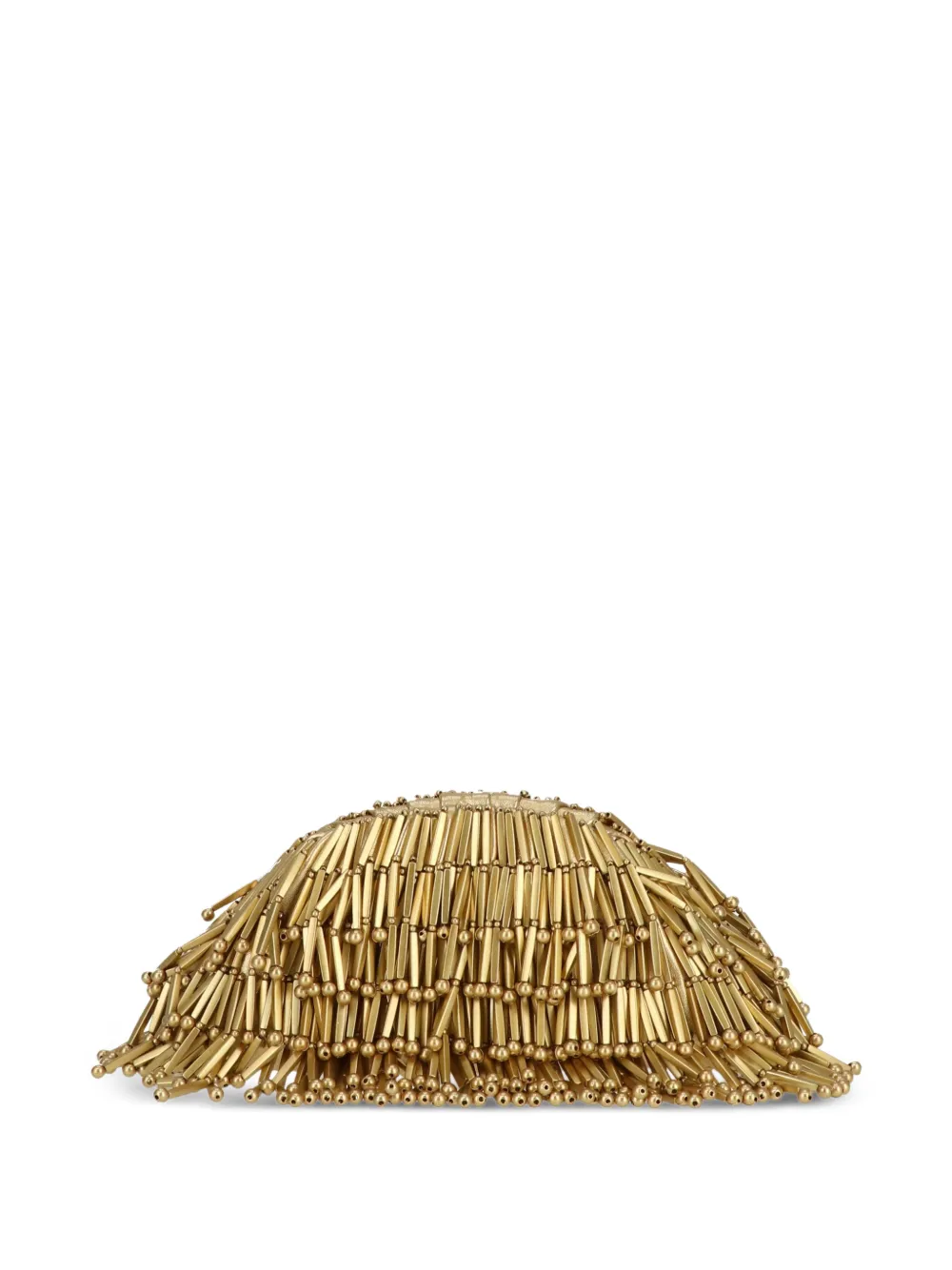 Cult Gaia nano Jaala beaded clutch bag - Oro