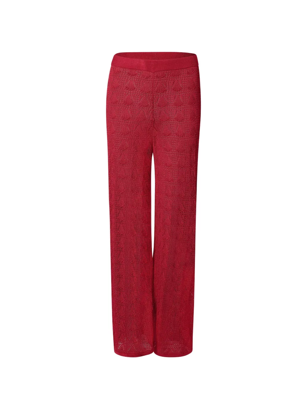 LouLou de Saison Egeo Strandhose mit Muschelmuster - Rot
