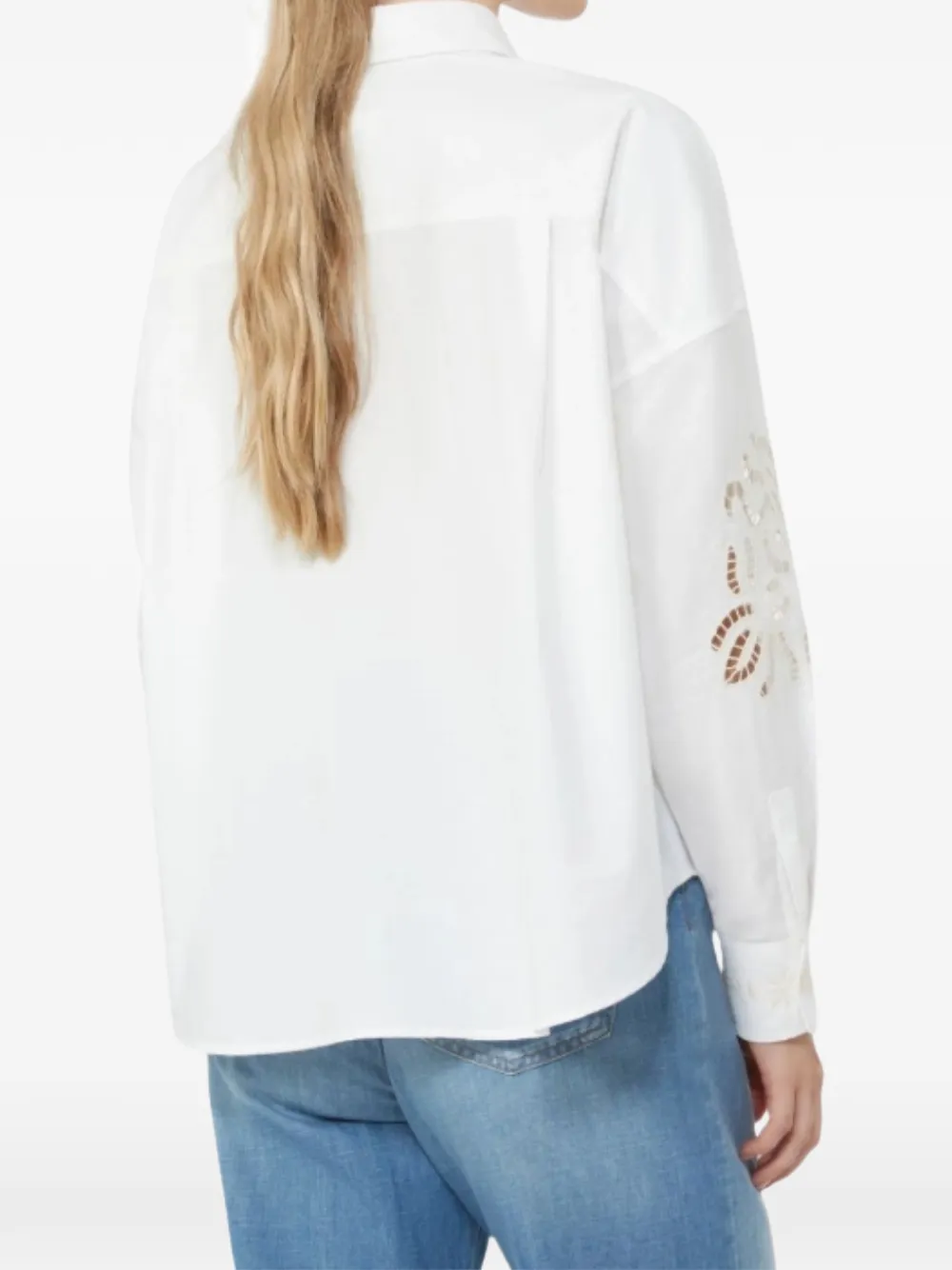  Weekend Max Mara Embroidered Shirt - White 