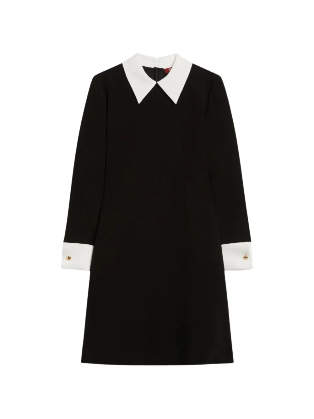 Max Mara collar cuff dress - Nero