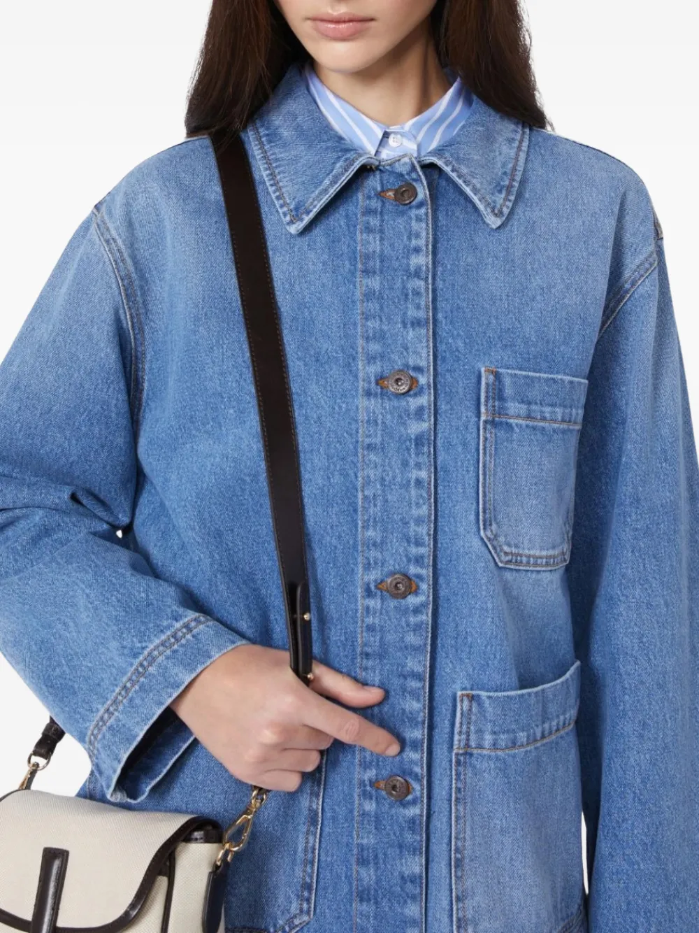  Weekend Max Mara Pocket Jacket - Blue 