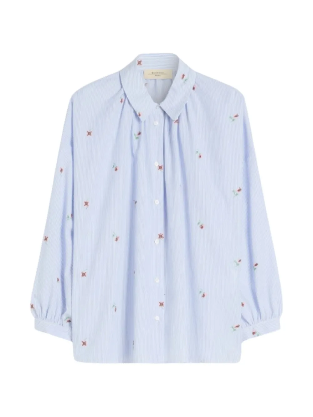 Weekend Max Mara striped floral shirt - Blu