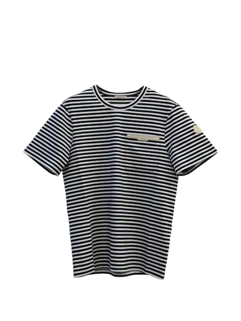 Moncler striped chest-pocket T-shirt