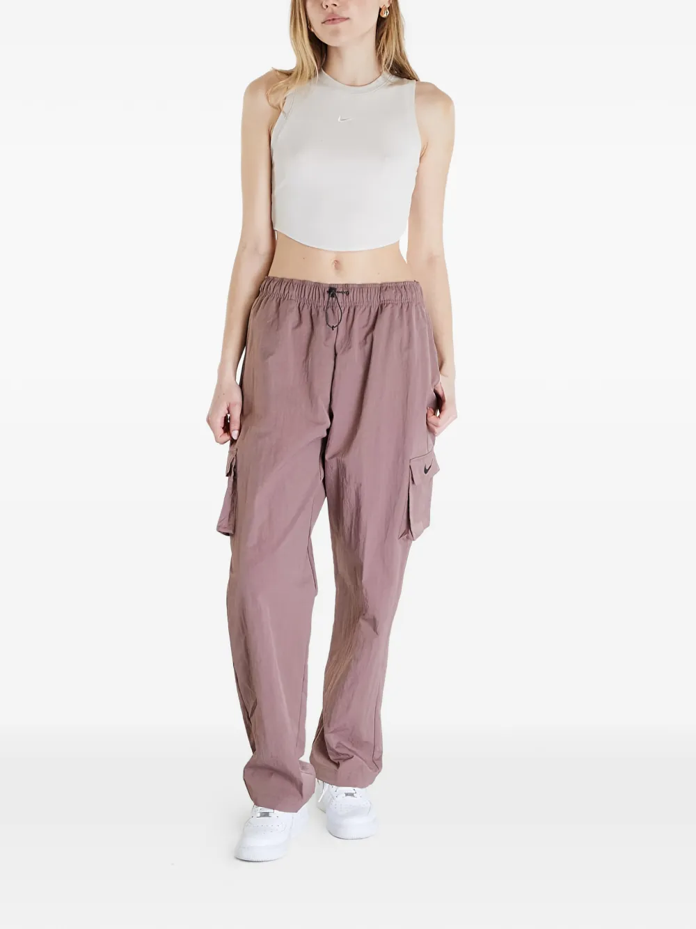 Nike Cropped tanktop Beige