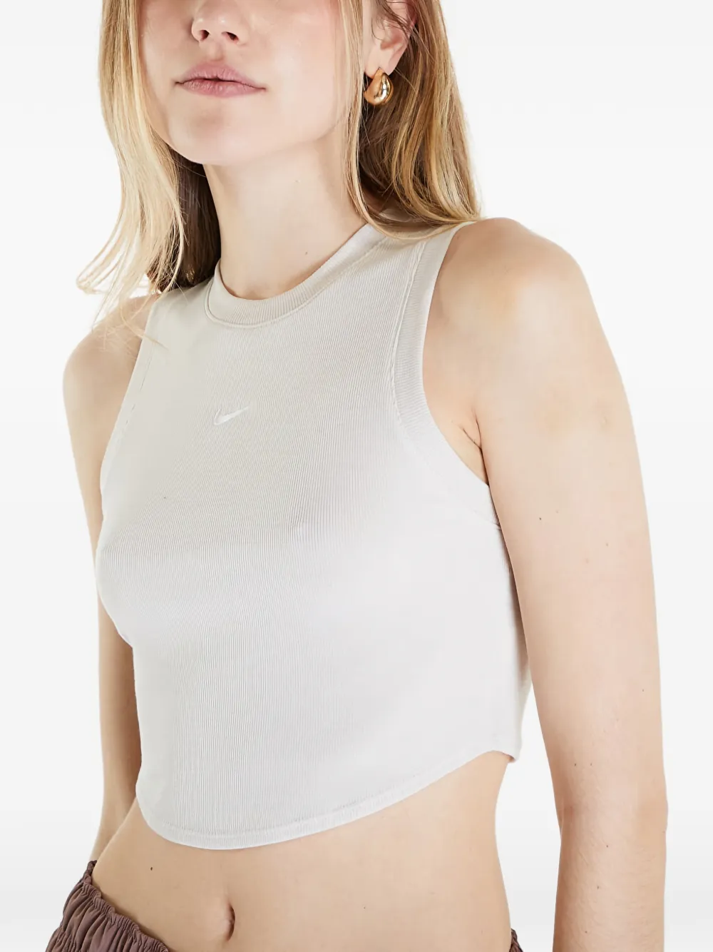 Nike Cropped tanktop Beige