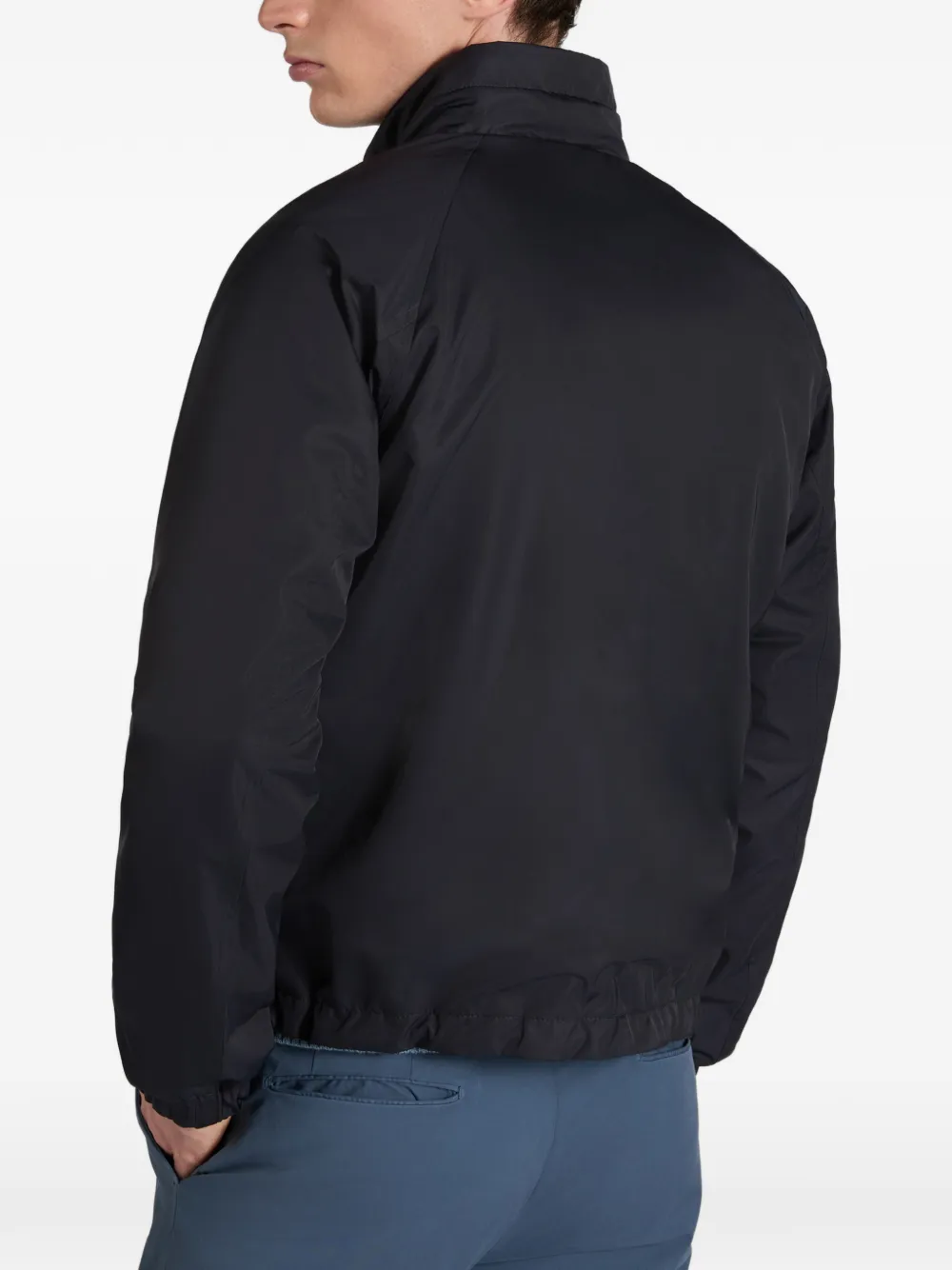 slowear Omkeerbaar taffeta blouson jack Zwart