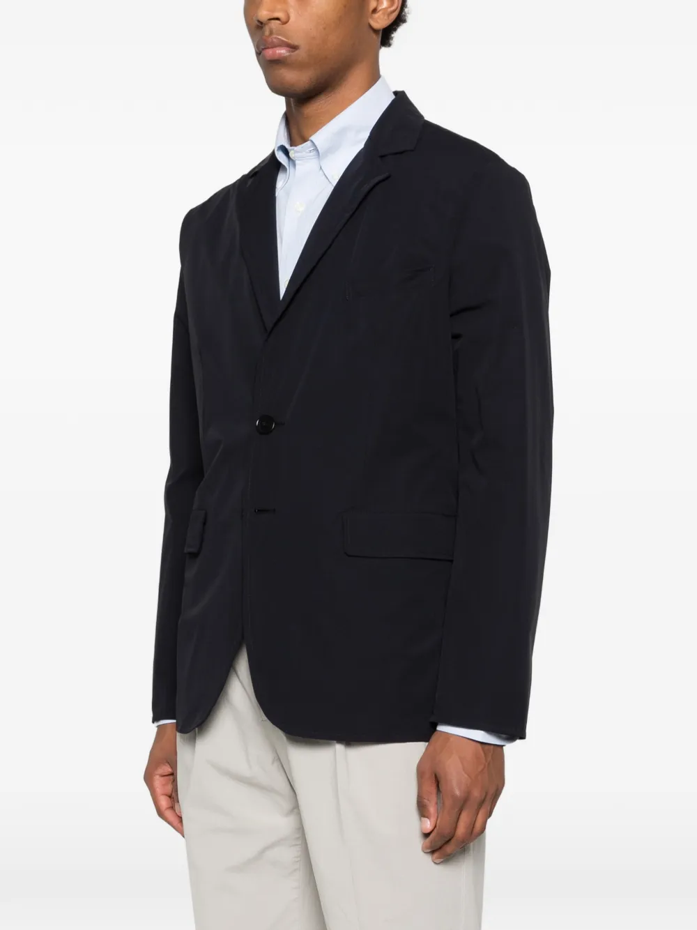  Aspesi Notched-lapel Blazer - Blue 