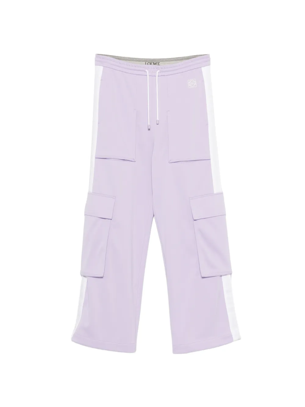 LOEWE logo-embroidery track pants - Viola