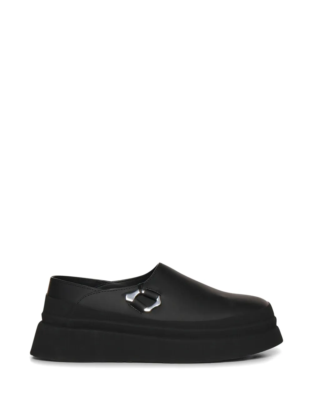 HELIOT EMIL logo-plaque platform loafers - Nero