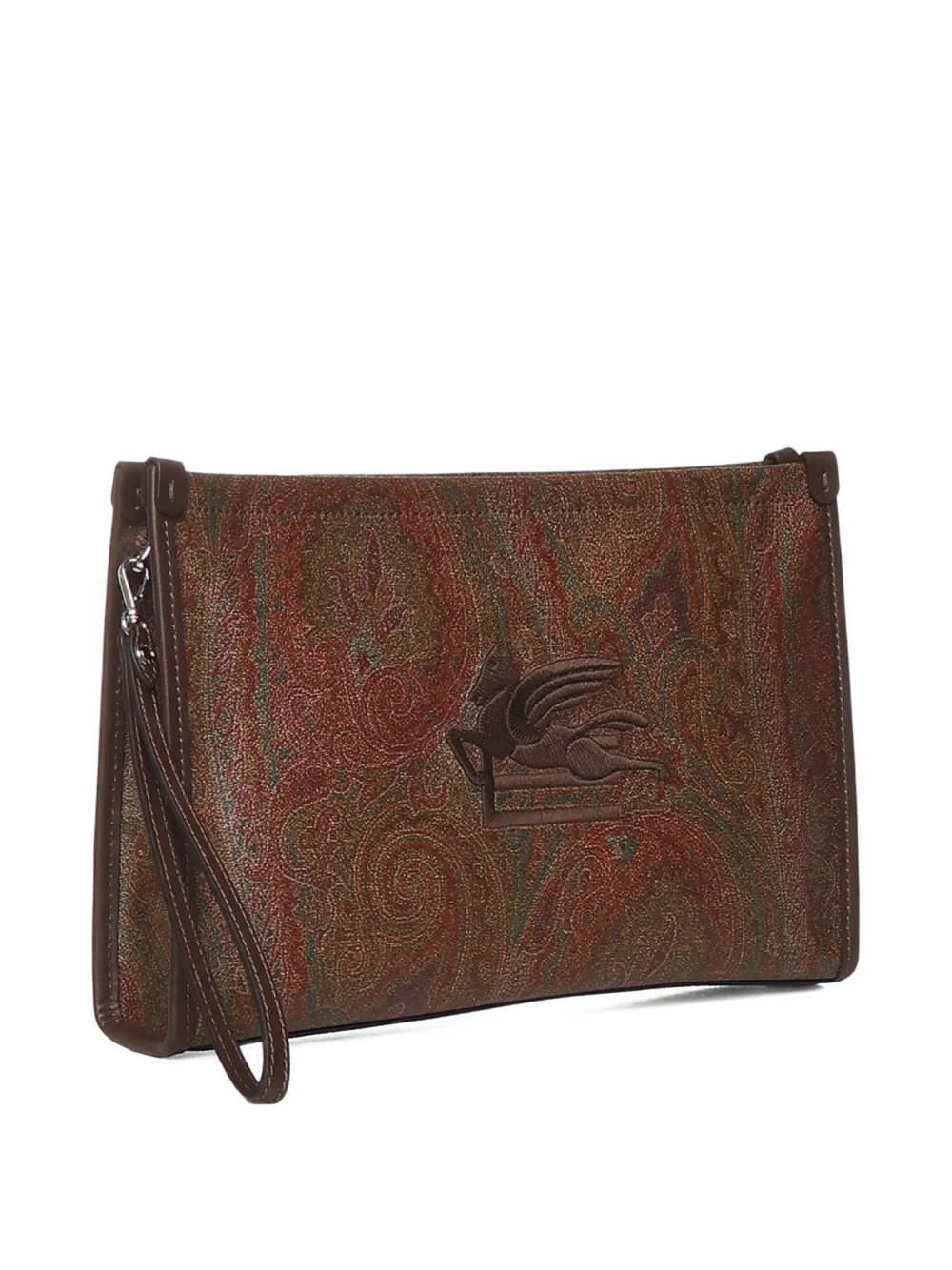  Etro Paisley Clutch Bag - Brown 