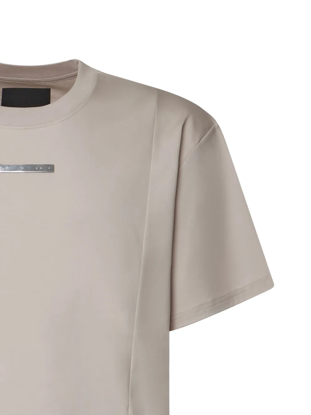  Heliot Emil Panelled T-shirt - Neutrals 