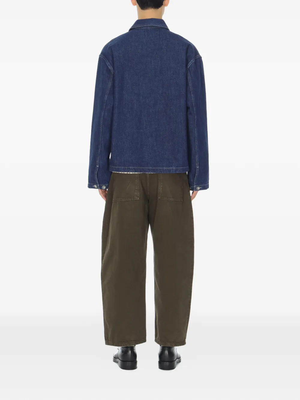 Studio Nicholson Popover overhemd met zak Blauw