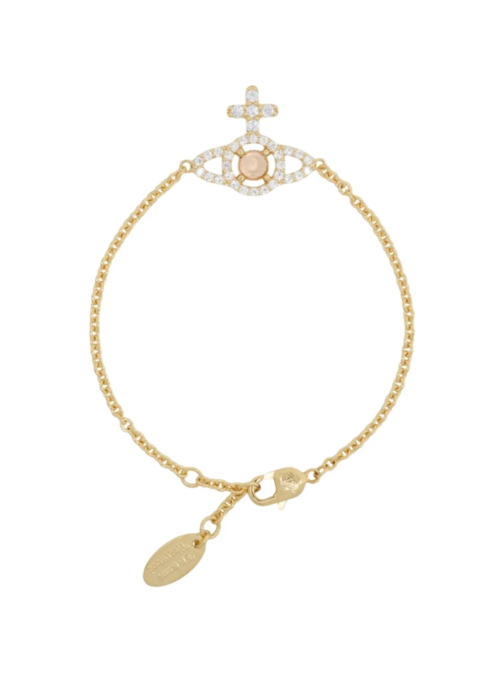 Vivienne Westwood Olympia Orb-detail bracelet - Oro