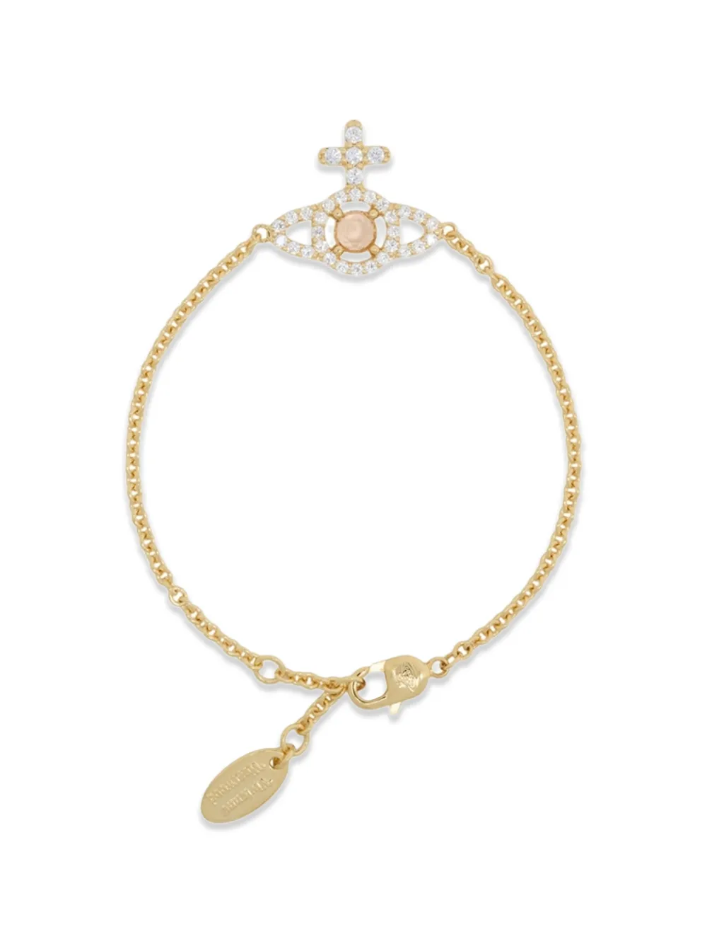 Vivienne Westwood Olympia Orb-detail bracelet - Oro