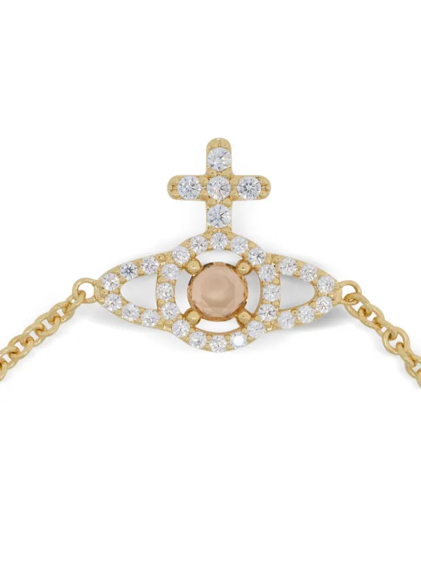 Vivienne Westwood オーブ　ラペルピン Vivienne Westwood Olympia Orb-detail Bracelet | Gold | FARFETCH