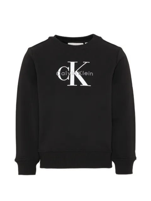 Calvin Klein Kids logo crew-neck sweatshirt