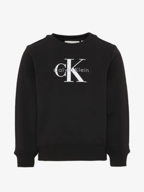 Calvin Klein Kids logo crew-neck sweatshirt
