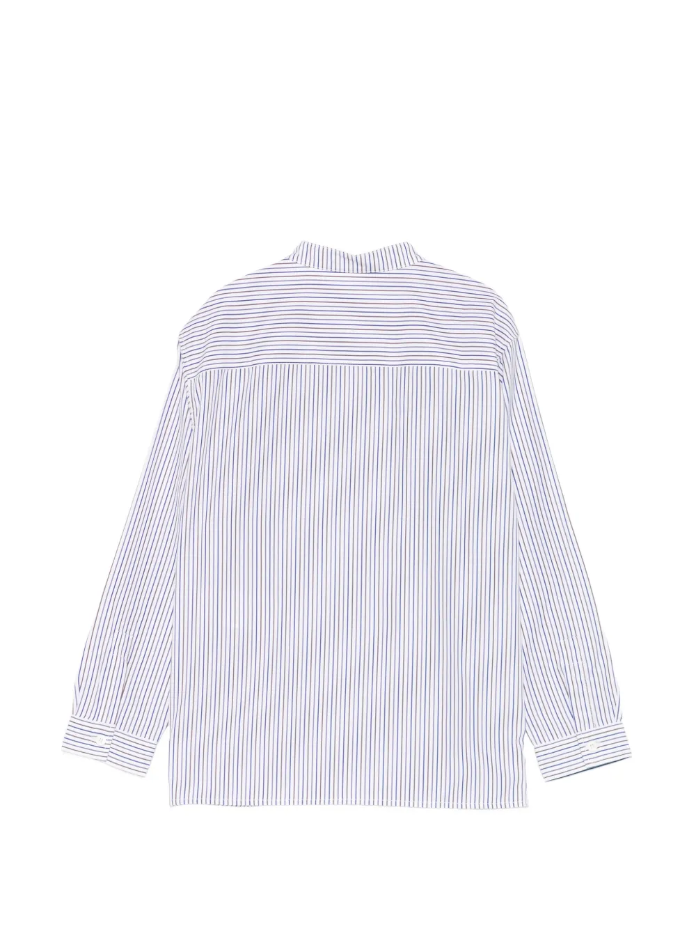  Dondup Kids Striped Collarless Polo Shirt - White 