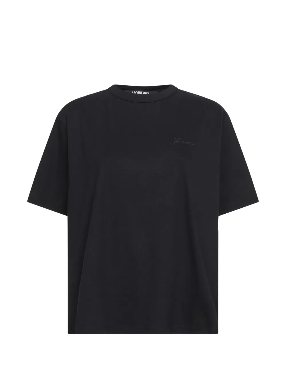 Jacquemus logo-embroidered T-shirt - Nero