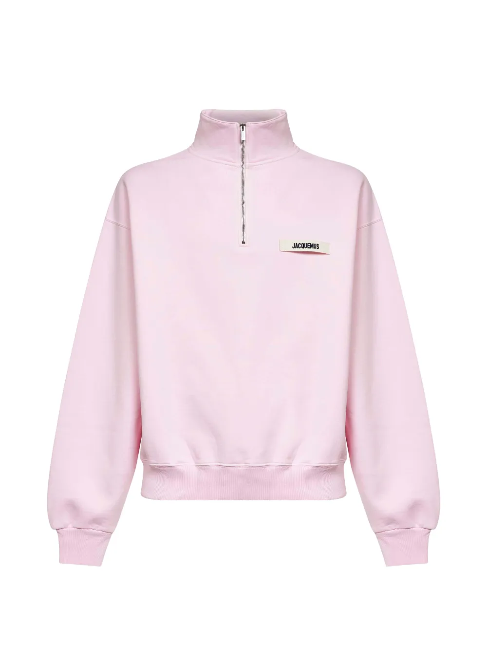 Jacquemus zip stand-collar sweatshirt - Rosa