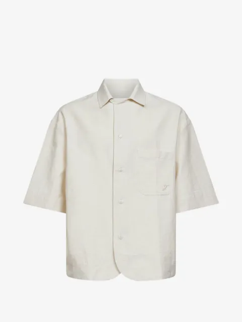 Jacquemus Paysan logo-patch pocket shirt