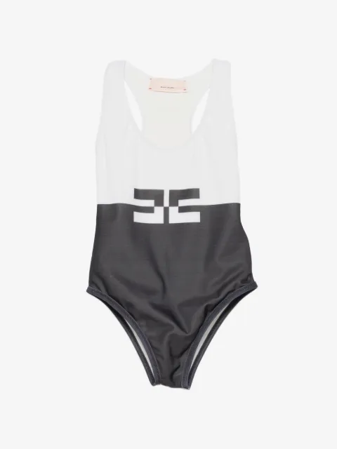 Elisabetta Franchi La Mia Bambina logo-print swimsuit