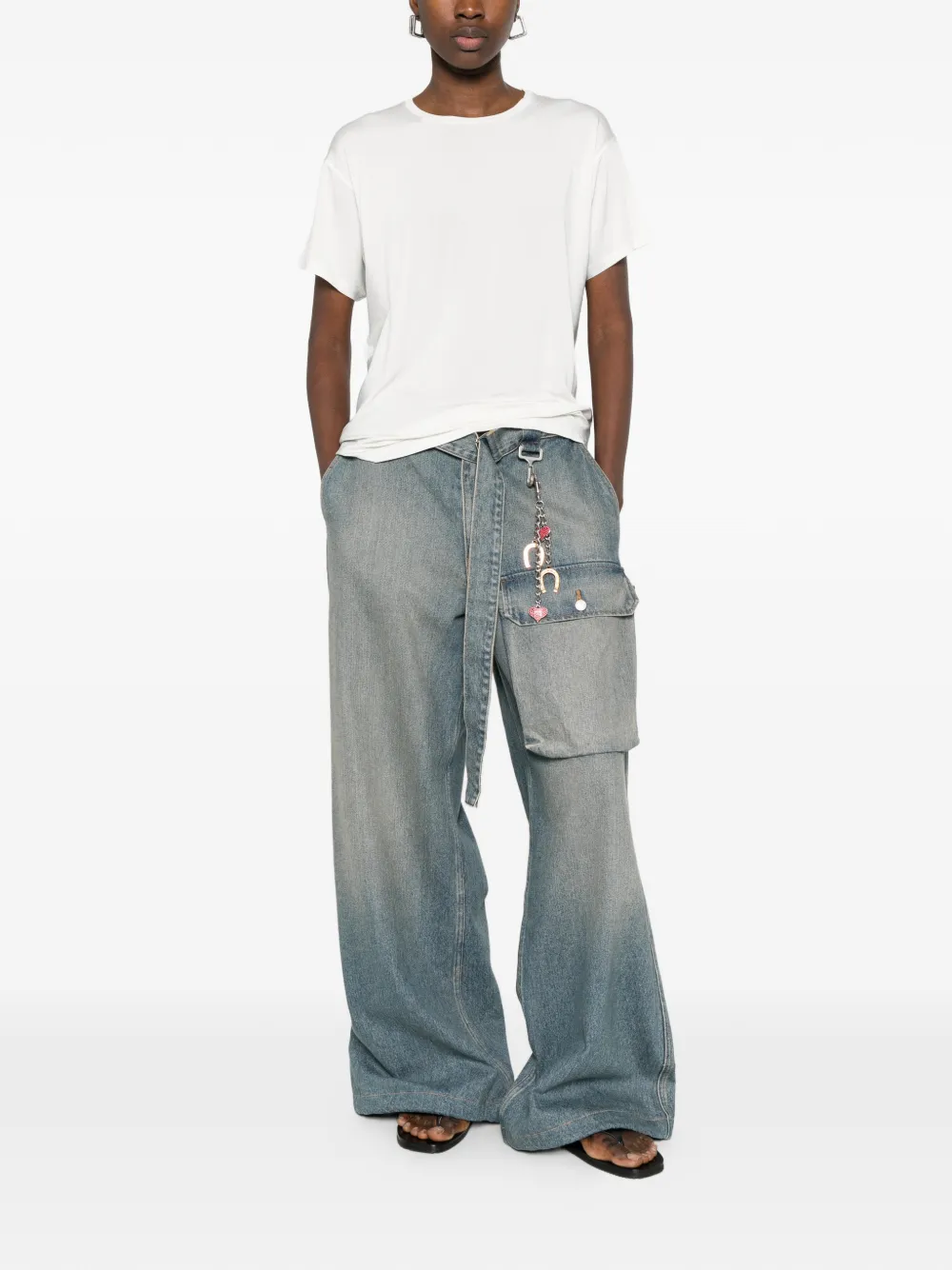 Diesel T-shirt met logo Wit