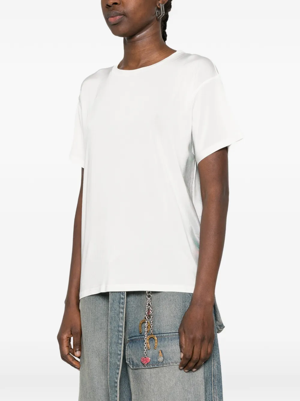 Diesel T-shirt met logo Wit