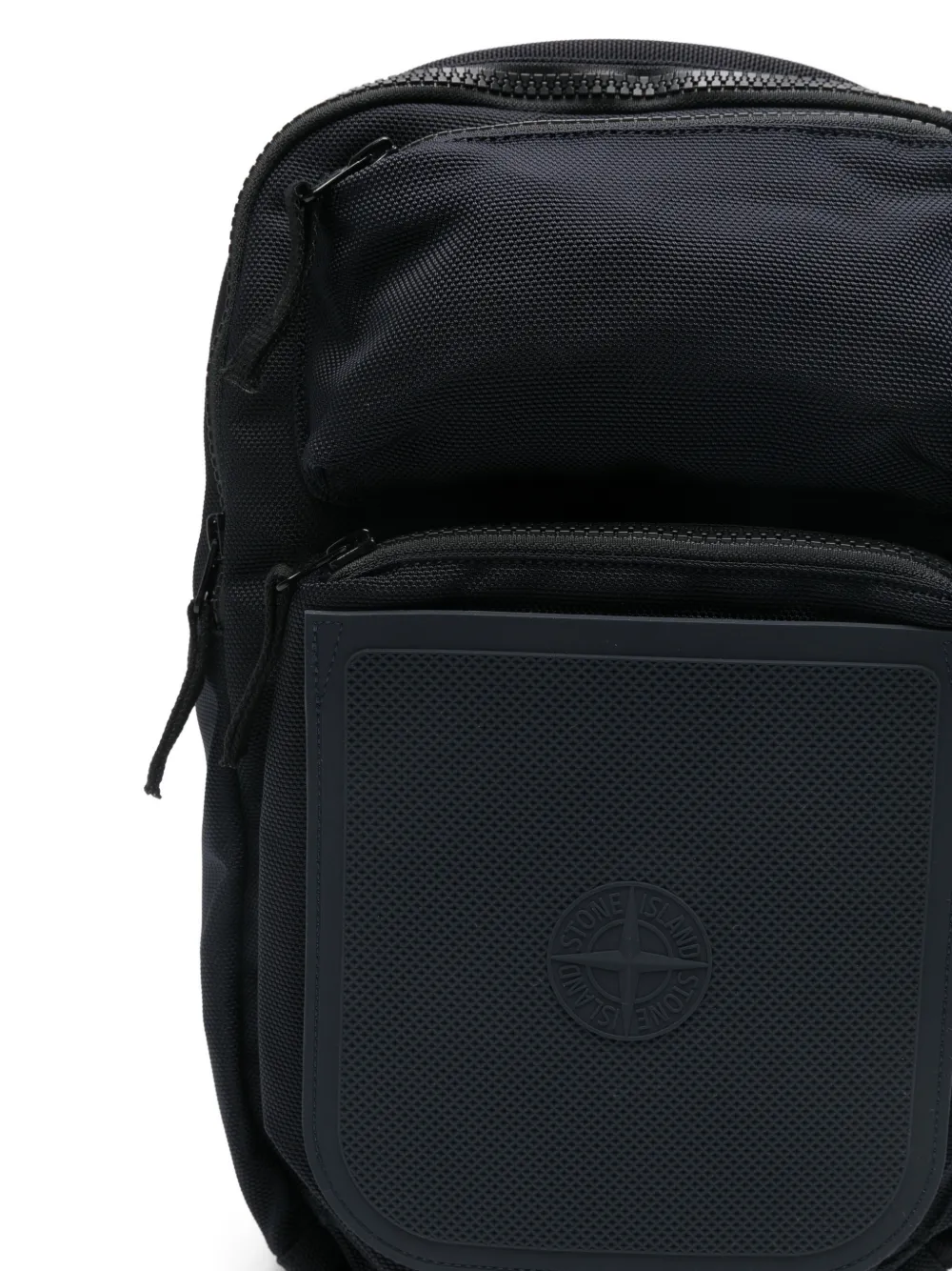 Stone Island Tas met logopatch Blauw