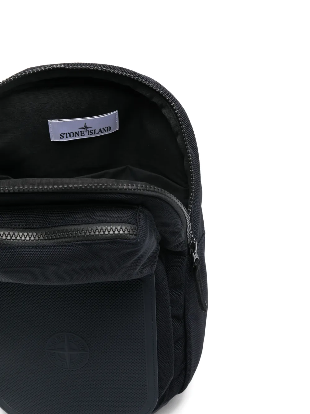 Stone Island Tas met logopatch Blauw