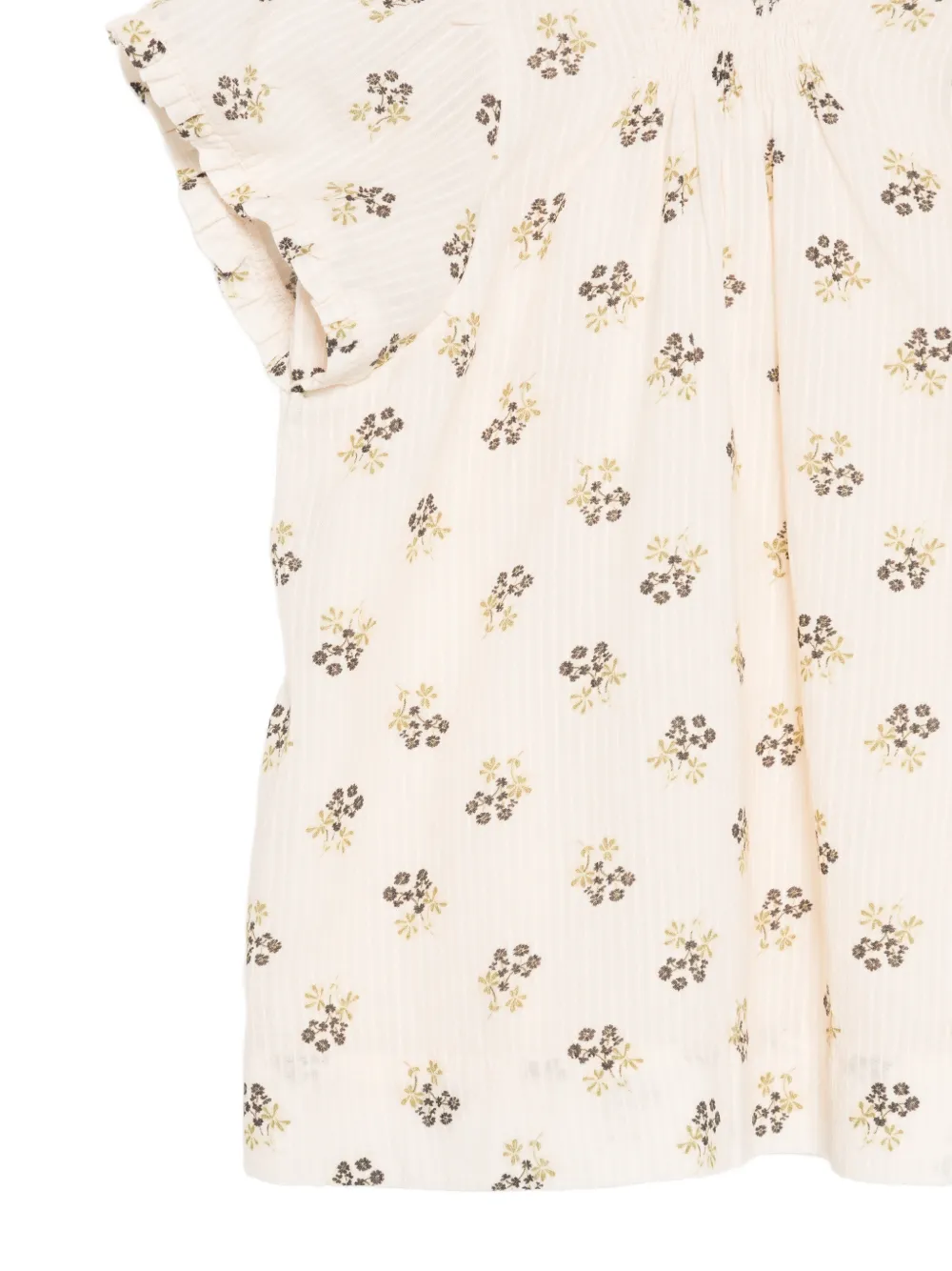 Bonpoint Lucie jurk met bloemenprint Beige