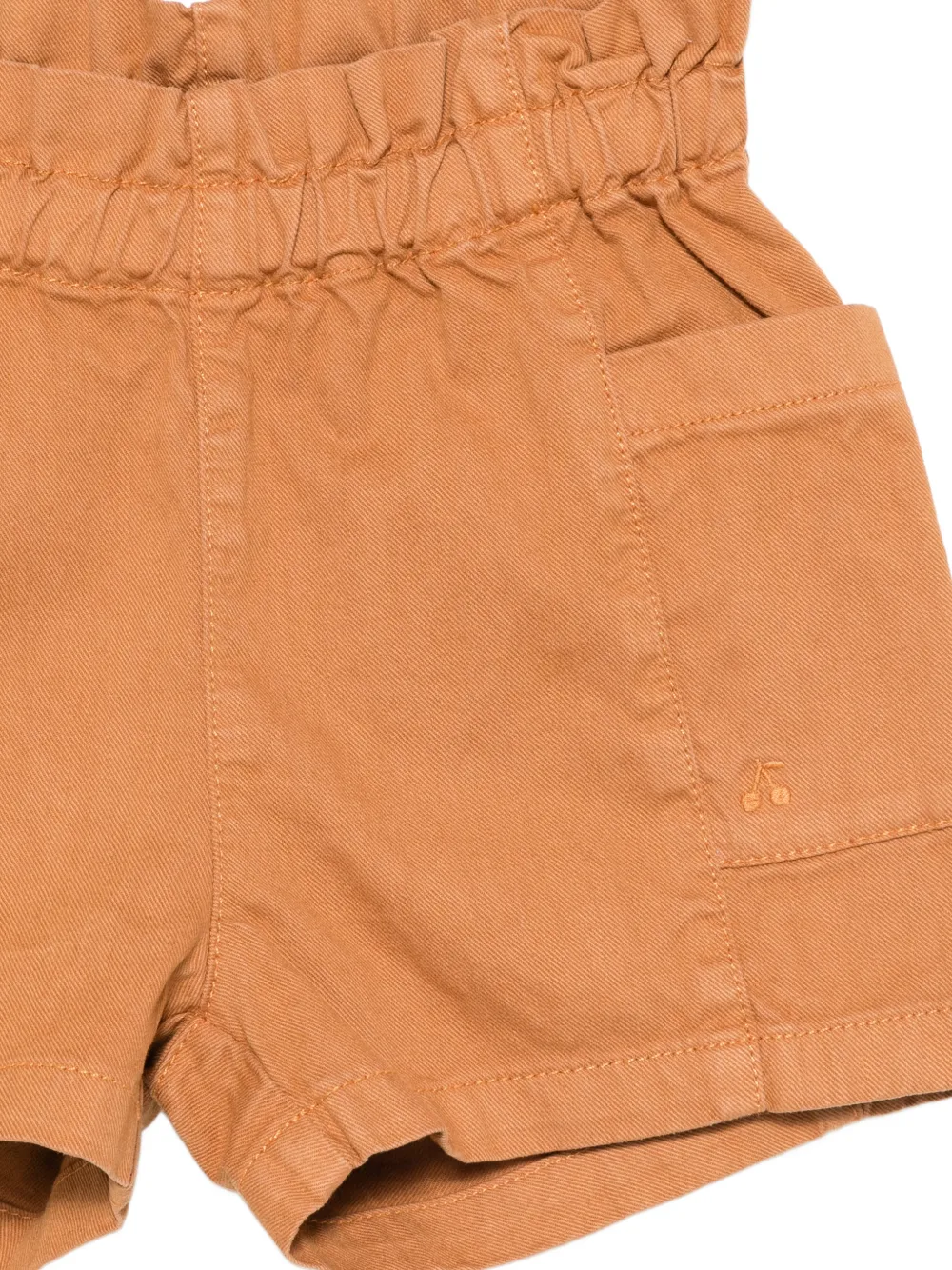  Bonpoint Nougat Elasticated-waistband Shorts - Brown 