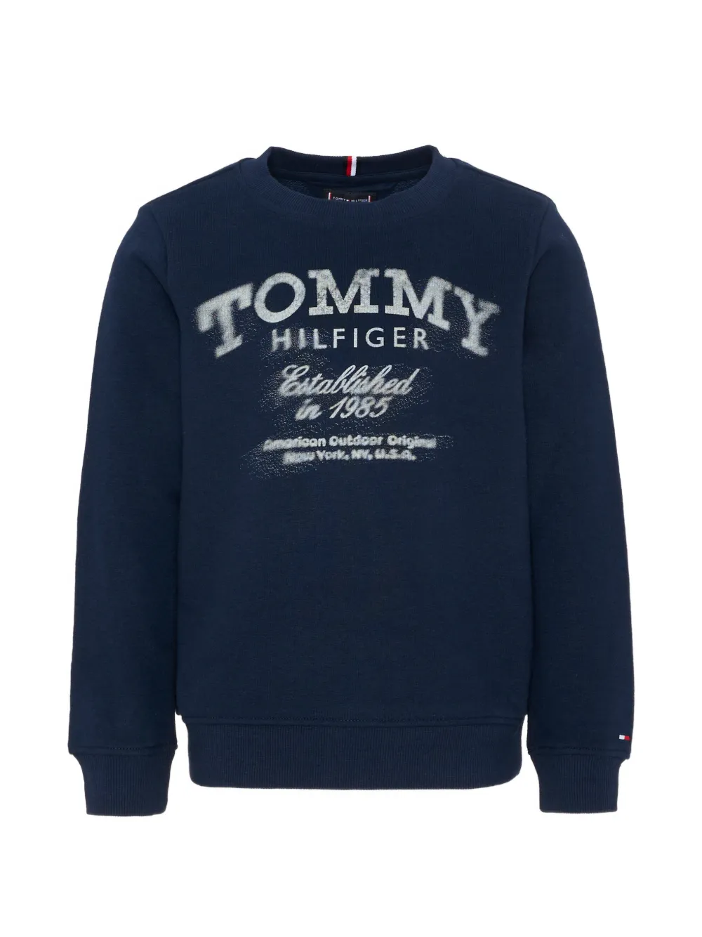 Tommy Hilfiger Junior logo sweatshirt - Blu