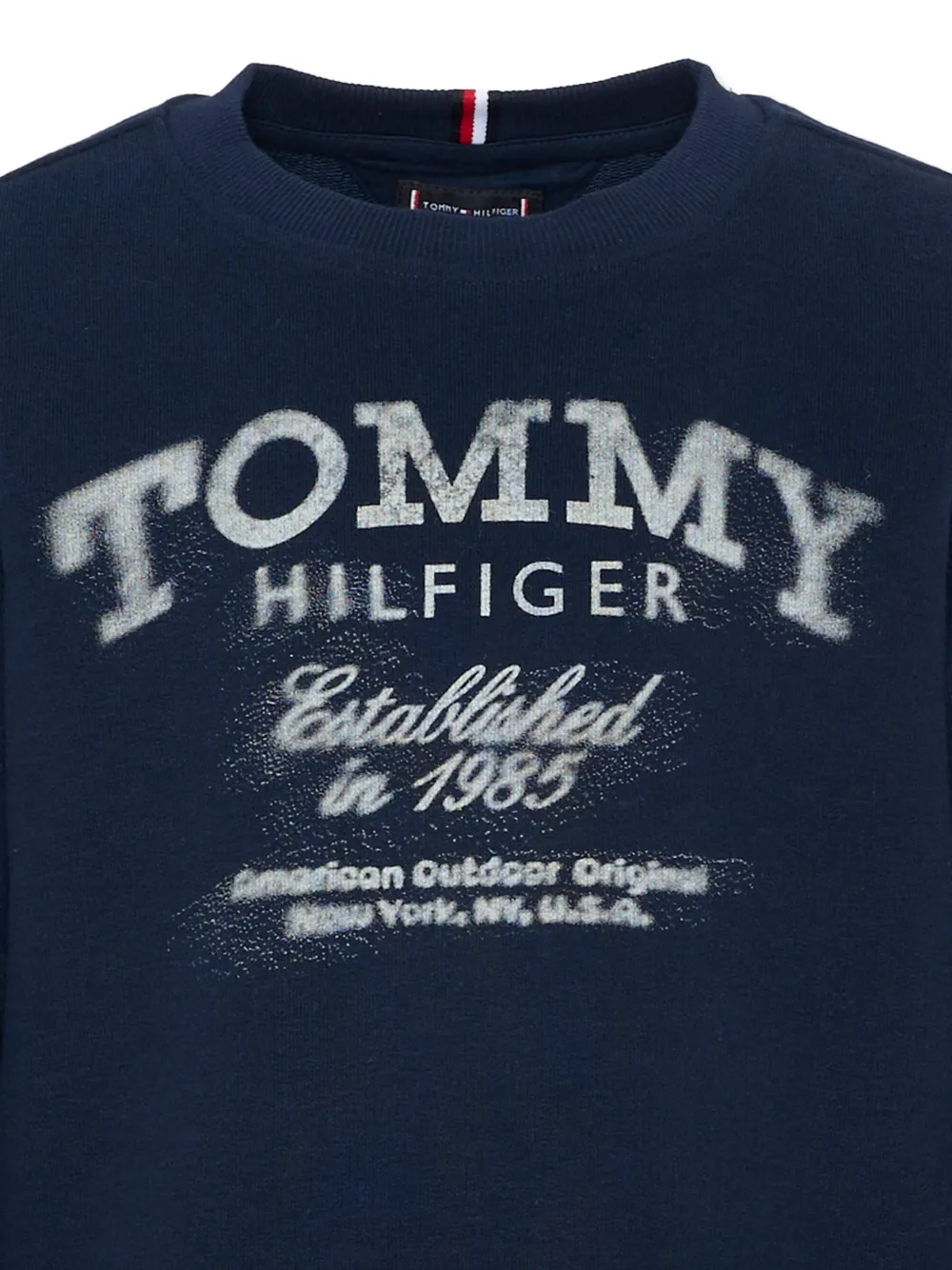 Tommy Hilfiger Junior Sweater met logo Blauw