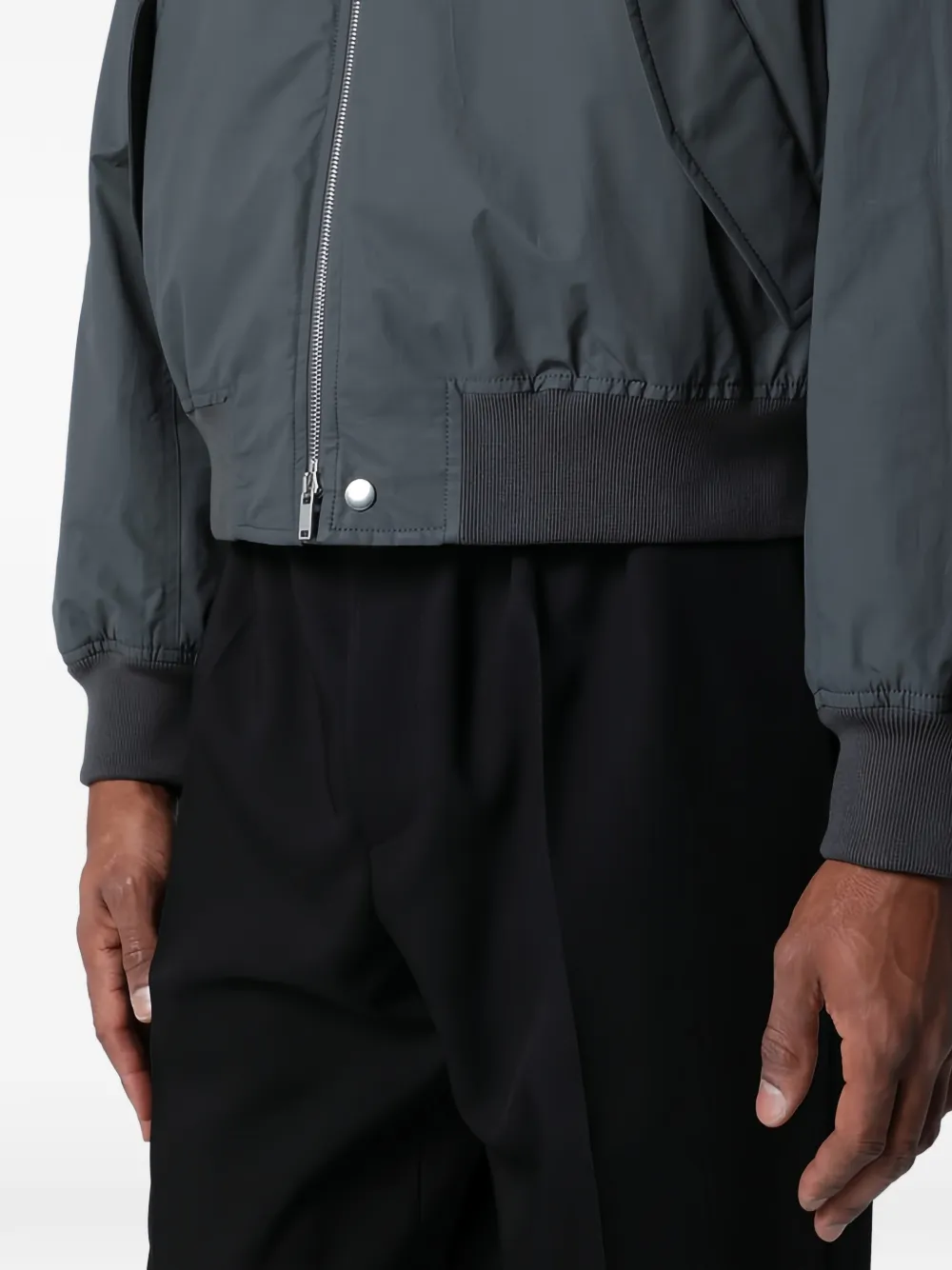 Jil Sander Jack met rits Grijs