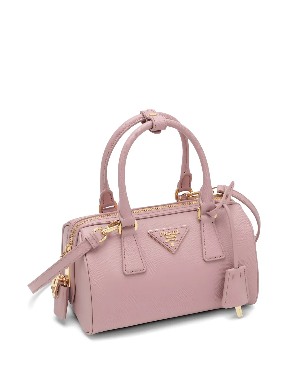 Prada Leren shopper Roze