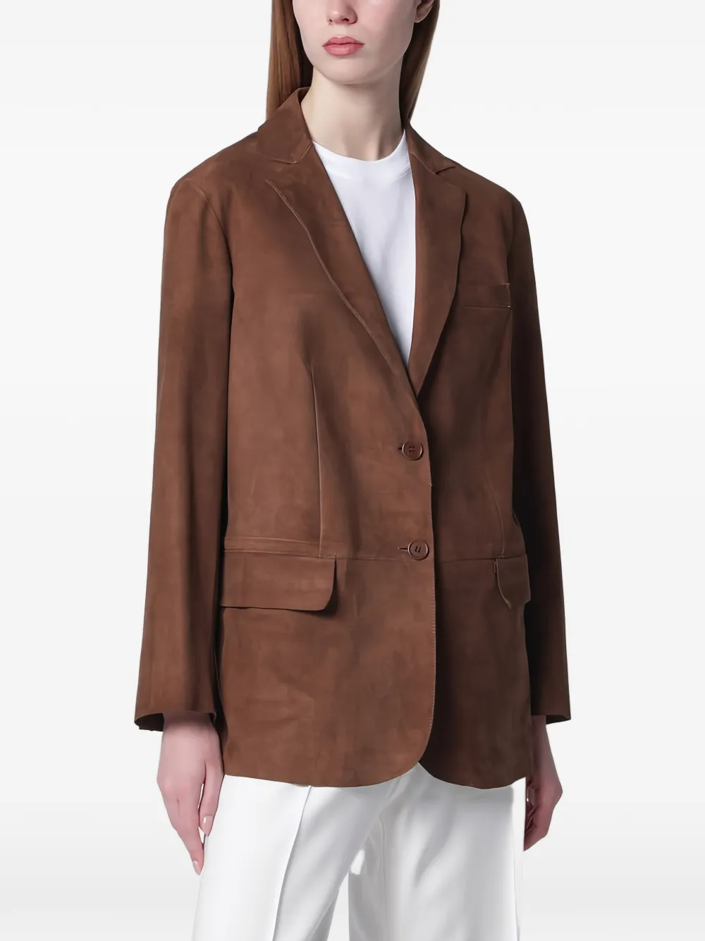 Salvatore Santoro single-breasted blazer - Marrone
