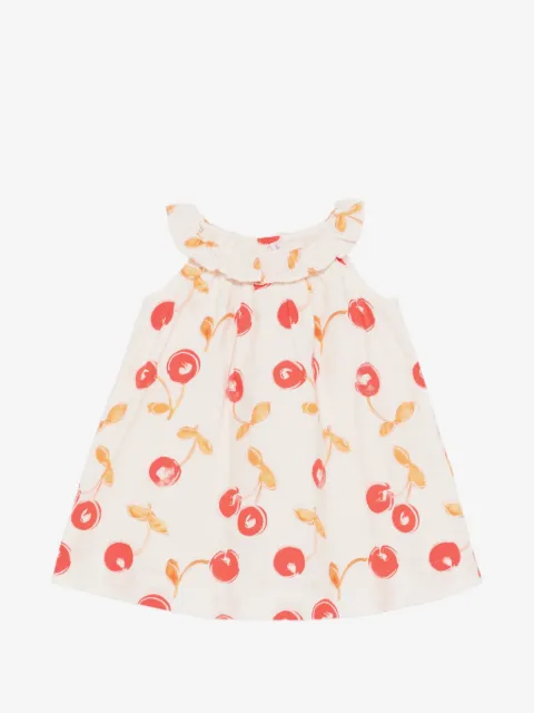 Bonpoint robe volantée Niniki à cerises imprimées