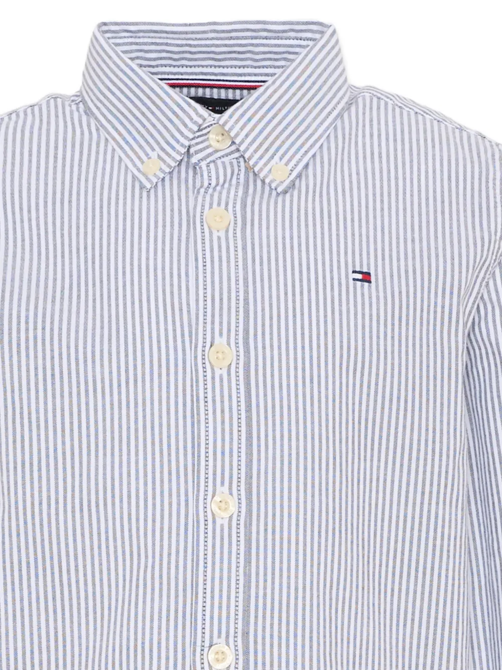 Tommy Hilfiger Junior Gestreept shirt Wit