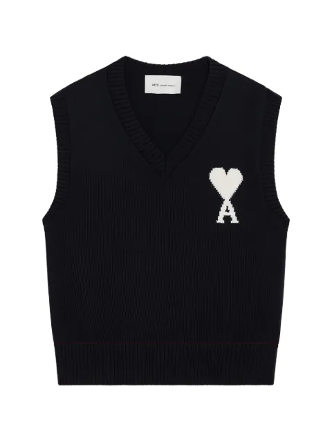 AMI Paris Ami de Coeur V-neck vest