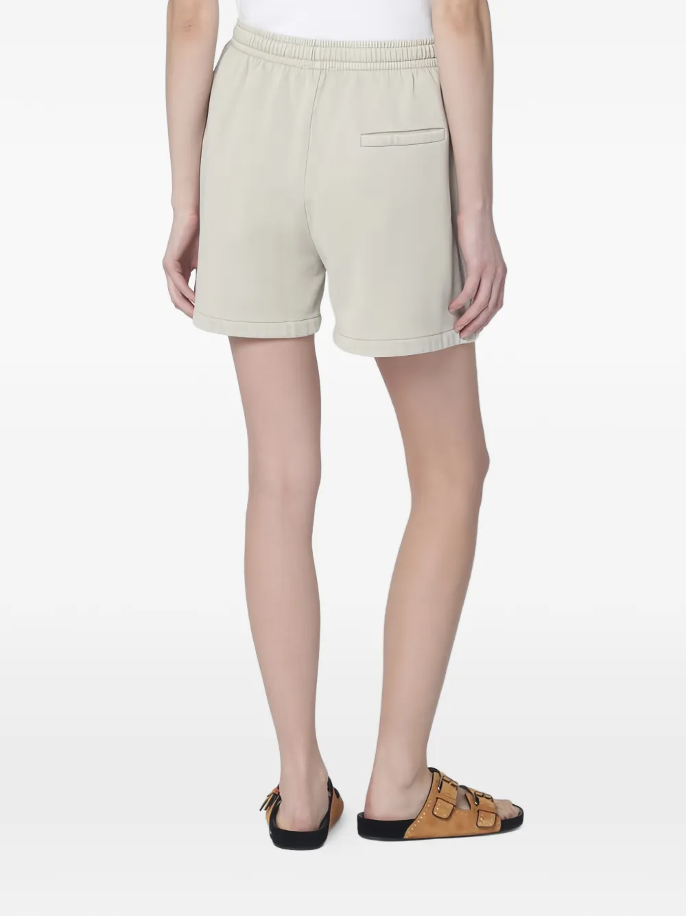 Drawstring-Fastening Logo-Detail Shorts