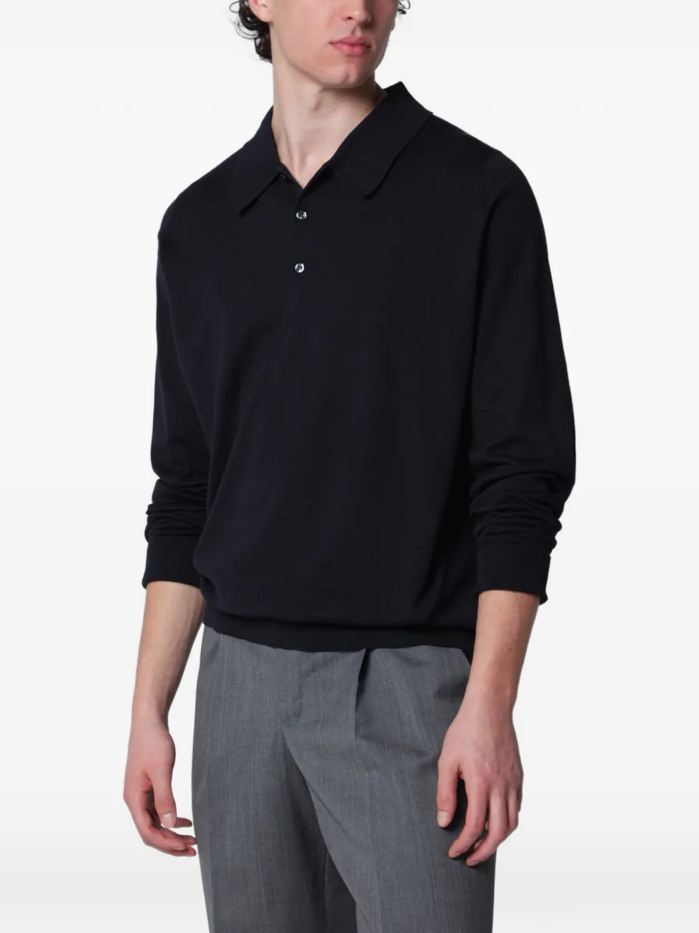 John Smedley Finchley polo shirt - Blu