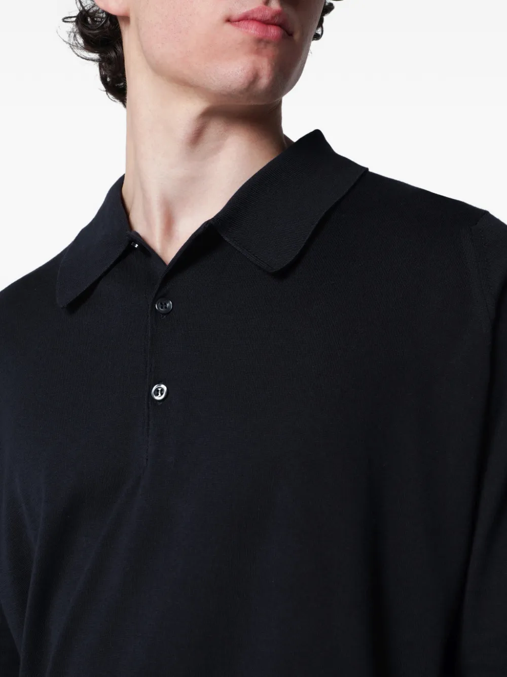 John Smedley Finchley Polo Shirt | Blue | FARFETCH