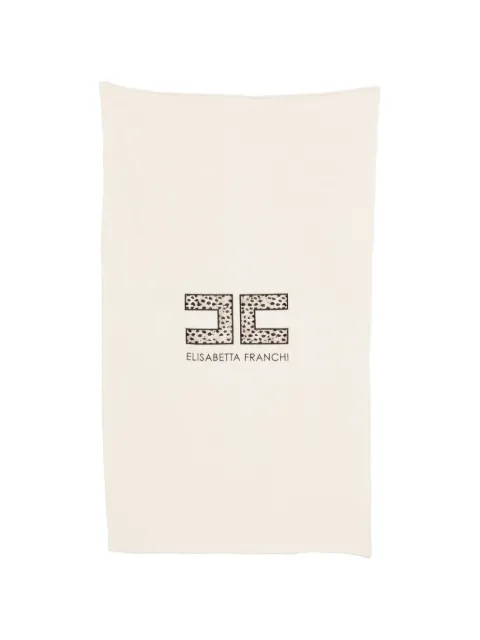 Elisabetta Franchi La Mia Bambina logo-trim towel
