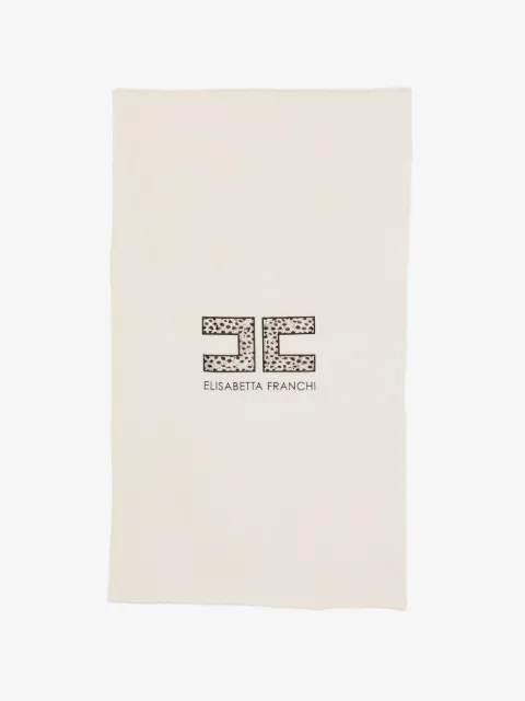Elisabetta Franchi La Mia Bambina logo-trim towel
