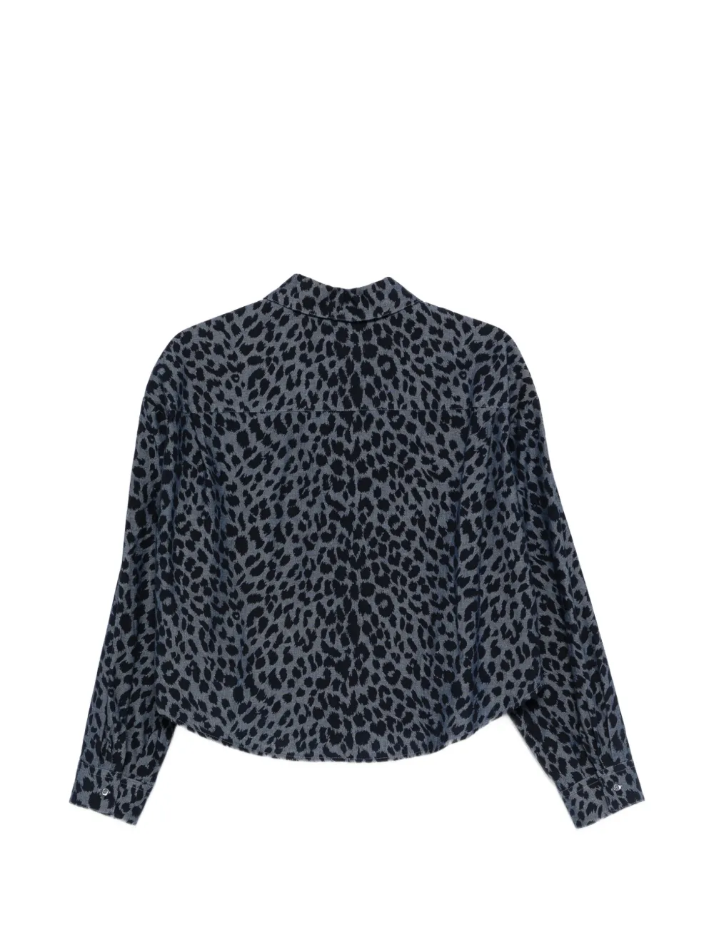  Aspesi Animal-print Shirt - Blue 