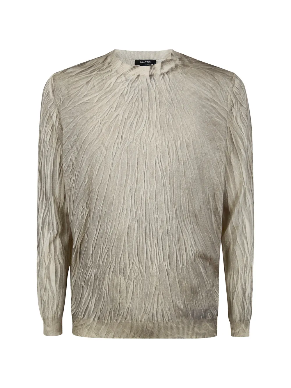 Avant Toi crew-neck sweater - Neutrals