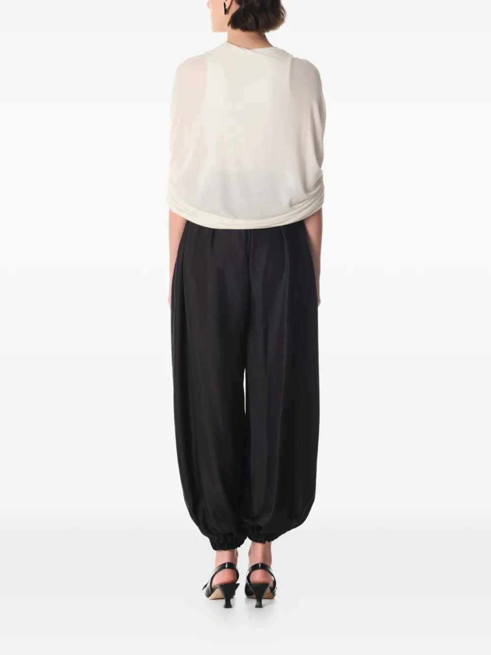  Manurí Draped Blouse - Neutrals 
