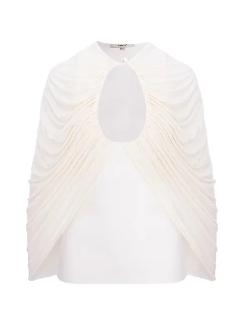 MANURÍ Kokon draped blouse